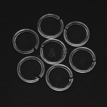 Plastic Circle Bracelet Display Holders BDIS-WH0006-003-1