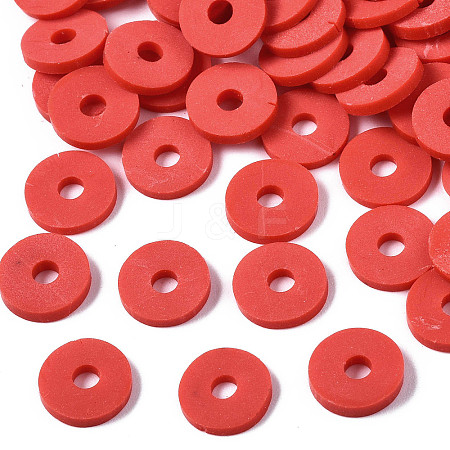 Eco-Friendly Handmade Polymer Clay Beads CLAY-R067-8.0mm-B30-1