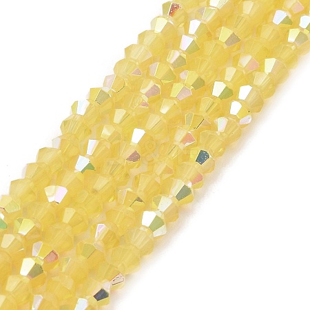 Baking Painted Glass Beads Strands DGLA-F029-J2mm-A06-1