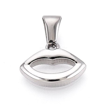 303 Stainless Steel Pendants STAS-Q110-08P-1