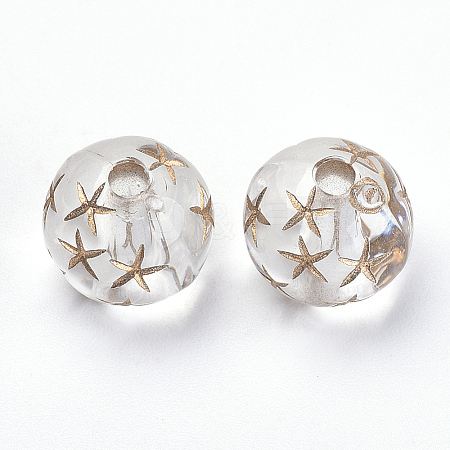 Plating Acrylic Beads LS-X-OACR-S016-66-1