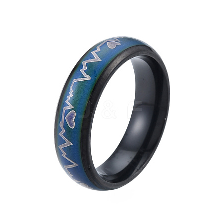 Heart Beat Mood Ring RJEW-N043-31E-1