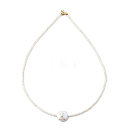 TOHO Japanese Seed Beaded Necklaces NJEW-JN03089-05-1