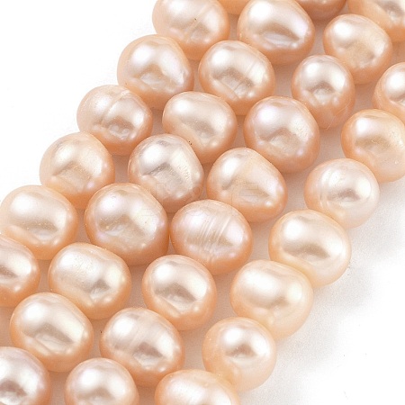 Natural Cultured Freshwater Pearl Beads Strands PEAR-C003-16D-1