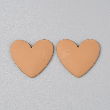 Opaque Resin Cabochons RESI-WH0041-03I-1