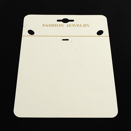 Rectangle Shape Cardboard Necklace Display Cards CDIS-Q001-11-1