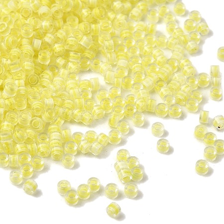 Cylinder Glass Seed Beads GLAA-NH0005-01G-1