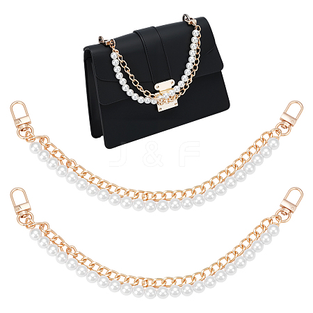 ABS Plastic Imitation Pearl Mobile Straps AJEW-WH0270-628G-1