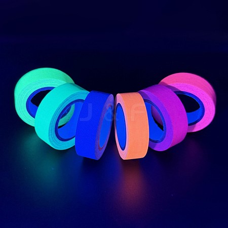 Fluorescent UV Cotton Cloth Tape AJEW-S042-01-1