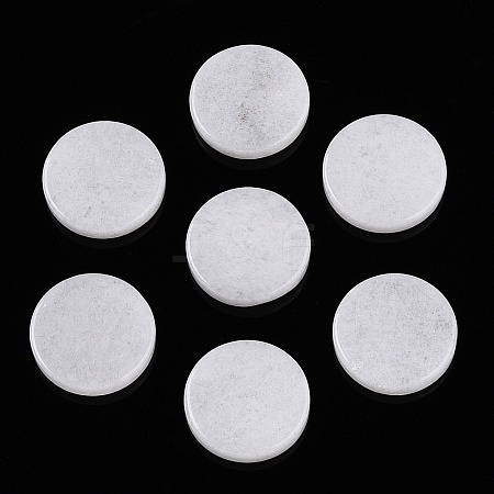 Natural White Jade Cabochons G-T141-33A-1