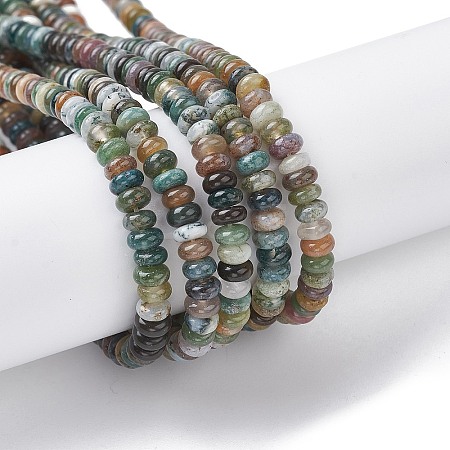 Natural Indian Agate Beads Strands X-G-H292-A13-02-1