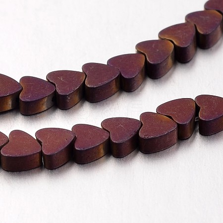 Electroplate Non-magnetic Synthetic Hematite Beads Strands G-F300-23A-F04-1