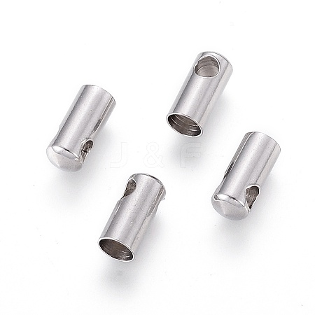 Tarnish Resistant 304 Stainless Steel Cord Ends LS-STAS-F232-01F-P-1