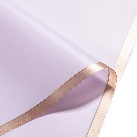 20 Sheets Gold Edge Waterproof PVC Gift Wrapping Paper PAAG-PW0001-018K-1