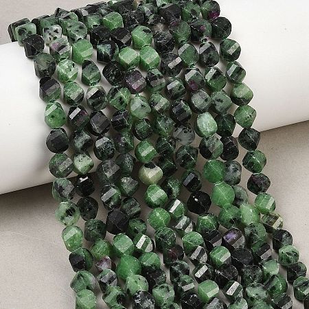 Natural Ruby in Zoisite Beads Strands G-P611-C22-01-1