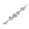 Brass Micro Pave Clear Cubic Zirconia Pendants LS-KK-D101-01C-P-2
