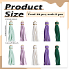 10Pcs 5 Colors Imitation Leather Tassel Pendants FIND-LP0007-26A-2