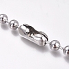 304 Stainless Steel Ball Chain Necklace X-NJEW-G340-05P-04-2