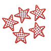 8Pcs Star with Lattice Computerized Embroidery Polyester Iron on/Sew on Patches PATC-TA0001-49B-4