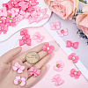 48Pcs 8 Styles Opaque Resin Cabochon RESI-BM0001-03-3
