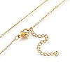 Brass Pendant Necklaces NJEW-L146-32-7