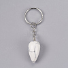 Natural Howlite Keychain KEYC-P041-B09-2