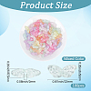 100Pcs Transparent Crackle Acrylic Beads OACR-PA0001-75-2