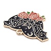 Halloween Alloy Enamel Pendants FIND-M019-02B-2