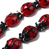 Handmade Lampwork Beads Strands X1-LAMP-TD001-3-3