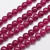 Natural & Dyed Malaysia Jade Bead Strands G-A146-10mm-A15-3