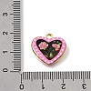 Printed Brass Pendants KK-CBAE379-02G-C-3