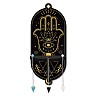 DIY Oval Poplar Wood Wall Display Stand Decorations DJEW-CN0001-19B-1