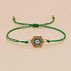 Bohemian Style Glass Seed Beaded Link Bracelets PL8601-5-1