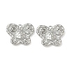 Christmas Brass Micro Pave Clear Cubic Zirconia Pendants KK-A280-03F-P-1