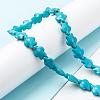 Dyed Synthetic Turquoise Beads Strands G-M152-10-A-4