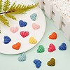 40Pcs 8 Colors Resin Cabochons RESI-CJ0001-193-5