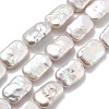 Natural Baroque Keshi Pearl Beads Strands PEAR-P064-01B-08A-2