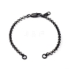 Handmade 304 Stainless Steel Rolo Chain Bracelets Making Accessories AJEW-JB01026-2