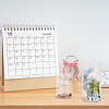 3Pcs 3 Styles Transparent Glass Candle Holders DJEW-FH0001-32-6