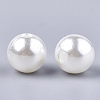 Imitation Pearl Acrylic Beads X-SACR-S028-01-2