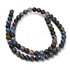 Natural Dumortierite Beads Strands LS-G-F826-A01-6mm-3