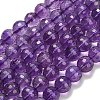 Natural Amethyst Beads Strands G-H329-D01-8mm-B-2
