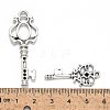 Tibetan Style Alloy Key Pendants TIBEP-X0001-03-AS-3