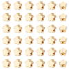 36Pcs Brass Beads KK-LP0001-47-1