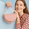 Imitation Leather Braided Round Cord Bag Handles with Zinc Alloy Clasps FIND-WH0126-941B-02-3