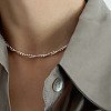 Braided Brass Ball Chain & Snake Chain Necklaces for Women FS-WG5C425-01-4