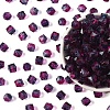 300Pcs Two Tone Transparent Spray Painted Acrylic Beads ACRP-YW0001-16E-1