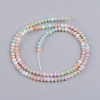 Faceted Glass Beads Strands X-GLAA-G074-B05-2