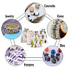 20Pcs 4 Styles Polycotton(Polyester Cotton) Packing Pouches Drawstring Bags ABAG-TA0002-09-9