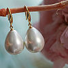 Vintage Teardrop Stainless Steel Dangle Earrings SC6783-2-1